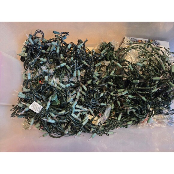 Large Tote of Christmas String Lights – Assorted Sets - Picture 3 of 3